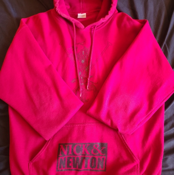 Nick & Newton Merch Hoodie | Maroon | Men's Large - Picture 5 of 5